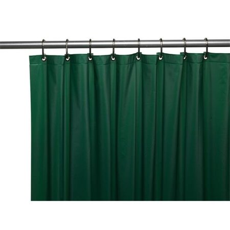 LIVINGQUARTERS USC-3-27 3 Gauge Vinyl Shower Curtain Liner; Evergreen LI1526741